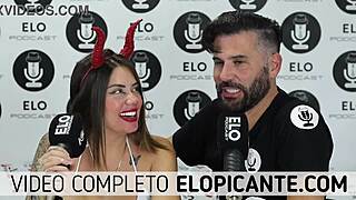 Elo Podcast Teases Sara Blonde's Tits With Ice