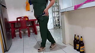 naughty hospital nurse strips for patient and fucks him hard