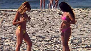 Amateur exhibitionism on Rio de Janeiro beaches.