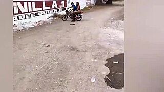 Tattooed teen with big ass gets hard anal fucking in group