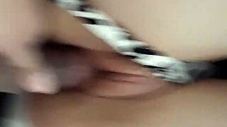 Big tits babe enjoys monster cock for breakfast orgasm!