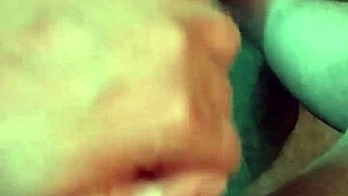 Hey, check out this mature babe stroking that monster cock 😏