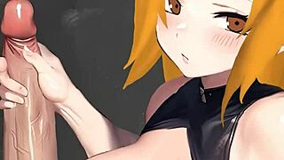 Anime Hentai: Tsunade's erotic handjob