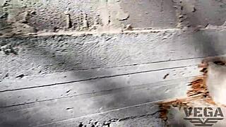 Amateur babe strip and gets her ass spread by three shagging goblins in nasty threesome