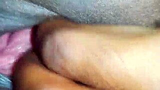 Horny babe fingering her wet pussy with intensity