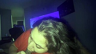 latina wife gives boyfriend blowjob before superbowl on madden 23