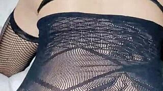 Petite latina teen sissy feels intense pleasure sucking and getting fucked anally