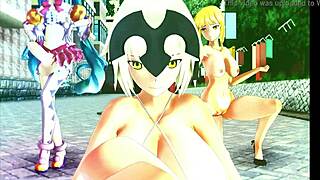 I found this interesting cartoon clip from anime.