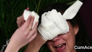 Frisky Doll Swallows Sperm Load