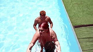 Hey Fans, Come Play with My Big Tits by the Pool, Said Monique