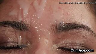 Frisky Doll Swallows Sperm Load