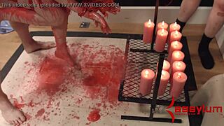 Redhead Babe Feels Intense Emotions During Hot Wax Bondage Session