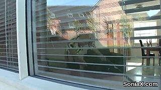 Big tits European wife naked with rampant reality porn% European wife with big tits and powerful member stimulating her grown up
