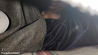 look at that smooth dick under the cover