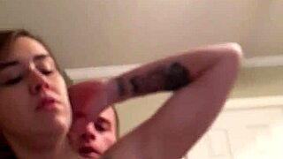 welderbabe100 gets her wet pussy and ass fucked by a monster cock for intense orgasm 😈