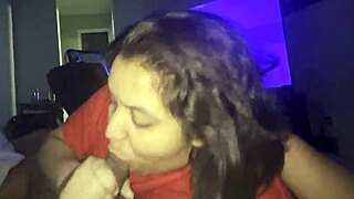 latina wife gives boyfriend blowjob before superbowl on madden 23