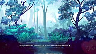 Lucy faces asian lesbian challenges with big tits and blonde hentai in part 5