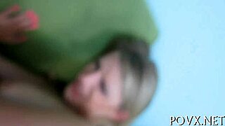 immodest teen sucks huge dong in pov