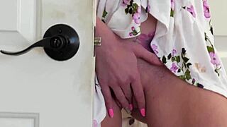 milf makayla eagerly sucks and licks big tits while fingering babe pornstar in voyeur fucking scene