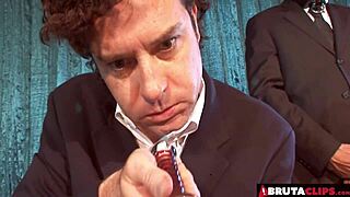 Gabriela rossi endures rough dp with deepthroat and anal