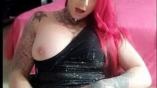 my boyfriend wasn't home, so i pleasured myself alone