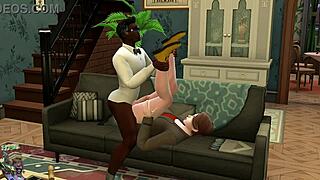 Gay threesome anal pounding