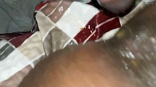 Ebony Amateur Enjoys Anal Assfucking and Squirts on Thanksgiving 2020