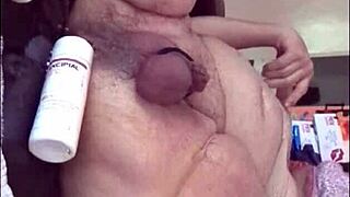 breasts and thighs fully exposed in intimate pose