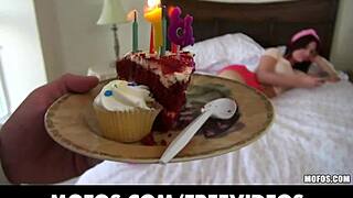 Alana Rains Celebrates Birthday With Rough Anal Session