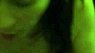 Wife with sexual perversion performs oral sex on her man