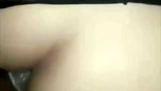 Blonde expertly swallows huge cock with pure lust.