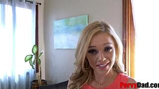 The pervert teaches the teen to swallow for her boyfriend's night.