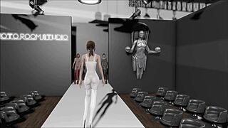 Fallout 4 Fashion Extra Lingerie with Brunette Cartoon Character