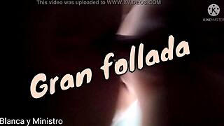 She moans as he fucks her hard and cums inside