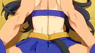 Cheerleader loses bet in hentai