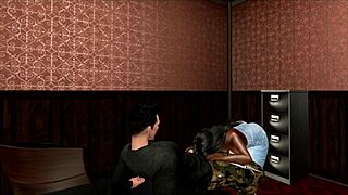 Garage lust with milf and big cock