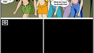 That moment when Flora and Helia become incredibly intimate with each other in a hentai flash game