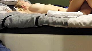 After conquering her, I fucked this prosperous Italian milf with natural tits orally.