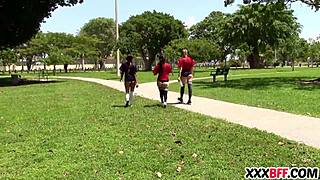 Girls Football Team Fucks With Nice Asses