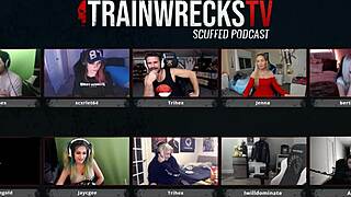 Trainwrecks’ webcam session with Scarlet, Jen, Bertycuss and more part 2 of 5