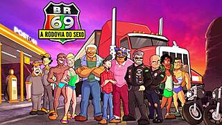 This is the highway of sex where he's eating the first little ass! 🚗💥