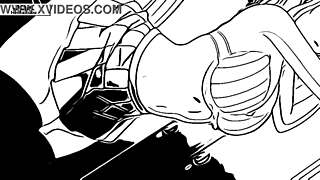 the new girl and fat boss in comic j3 😜