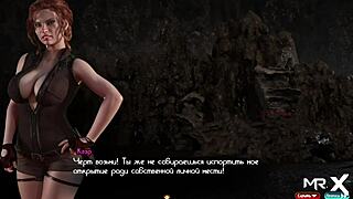 Treasure of Nadia masturbates red pussy with fingers intensely