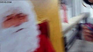 Bianca asks papai noel for anal