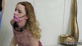 Sexy girl asks, 'ready for my asshole in the butthole loony bin treatment with ass to mouth?'