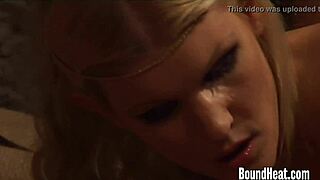 hey, watch this lesbian mistress dominate her curvy slave with a strapon!