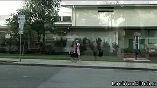 two hot lesbians cuddling and licking in bed