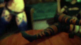 おい、3人の猫耳娘が巨大な悪魔チンポに突かれる！