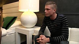 Mature milf seduces and fucks young girl