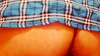 Intense Anal Action With Transsexual From Viewer's Perspective